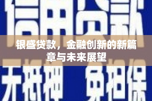 乐都银盛贷款，金融创新的新篇章与未来展望