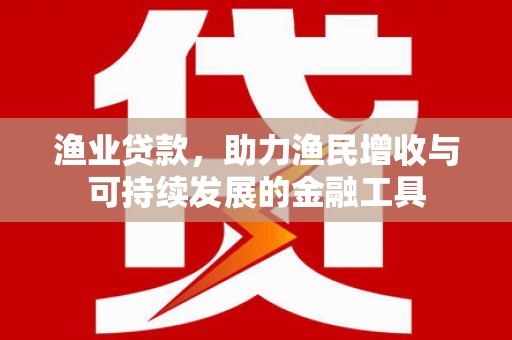 乐都渔业贷款，助力渔民增收与可持续发展的金融工具