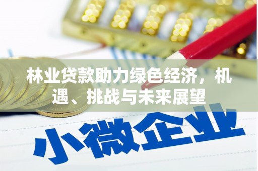 乐都林业贷款助力绿色经济，机遇、挑战与未来展望