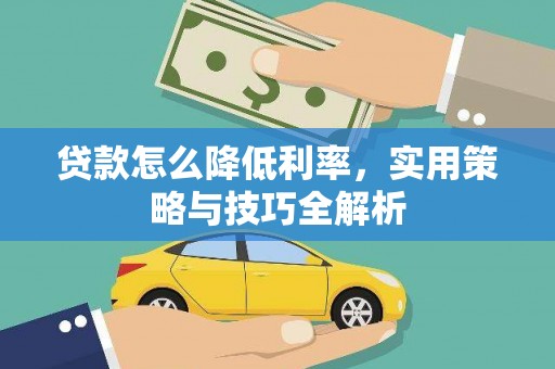 乐都贷款怎么降低利率，实用策略与技巧全解析