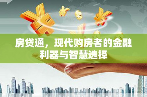 乐都房贷通，现代购房者的金融利器与智慧选择
