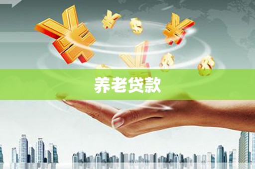 乐都养老贷款
