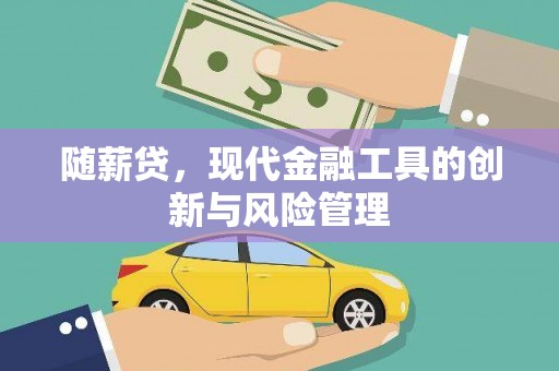 乐都随薪贷，现代金融工具的创新与风险管理