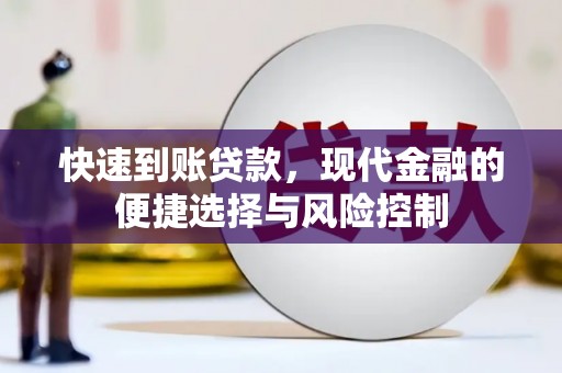 乐都快速到账贷款，现代金融的便捷选择与风险控制