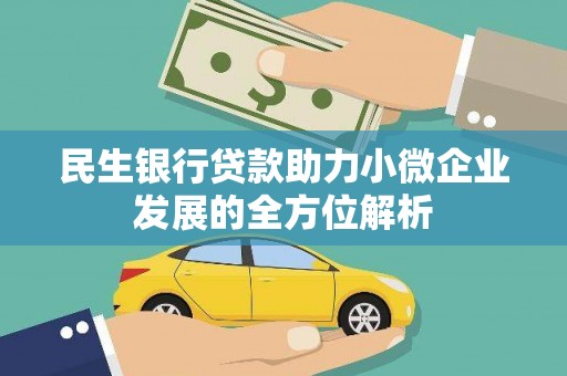 乐都民生银行贷款助力小微企业发展的全方位解析