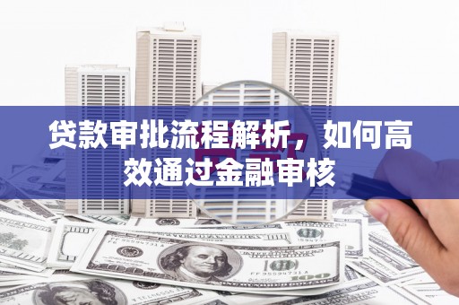 乐都贷款审批流程解析，如何高效通过金融审核