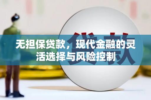 乐都无担保贷款，现代金融的灵活选择与风险控制