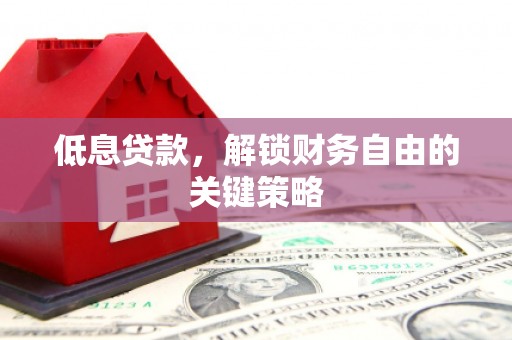 乐都低息贷款，解锁财务自由的关键策略