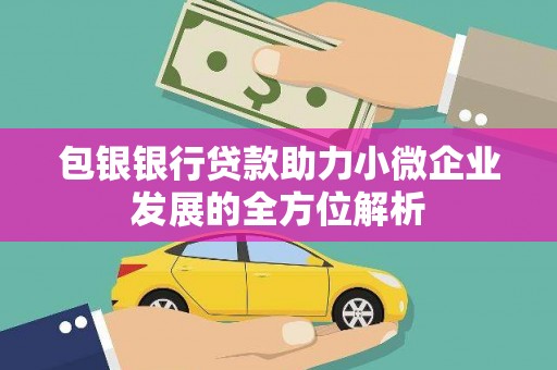 乐都包银银行贷款助力小微企业发展的全方位解析