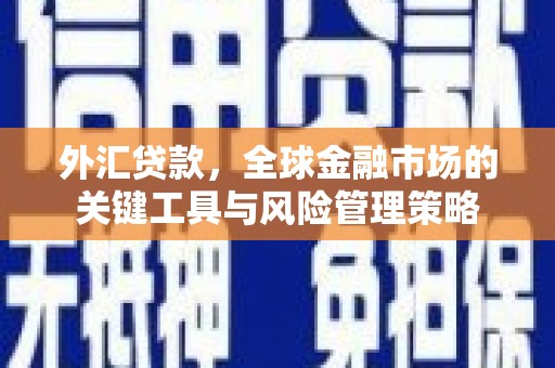 乐都外汇贷款，全球金融市场的关键工具与风险管理策略