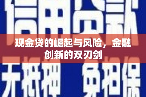 乐都现金贷的崛起与风险，金融创新的双刃剑