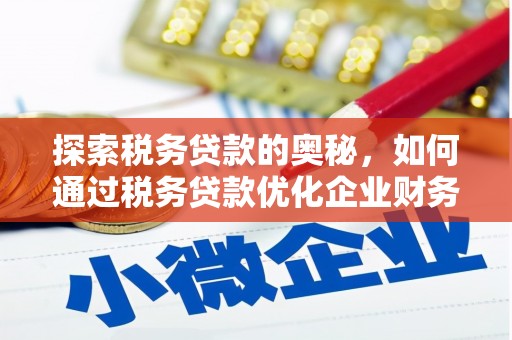 乐都探索税务贷款的奥秘，如何通过税务贷款优化企业财务