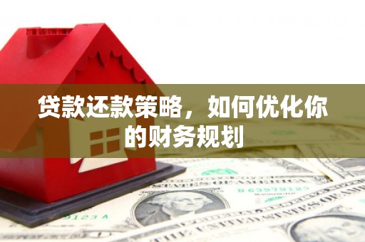 乐都贷款还款策略，如何优化你的财务规划