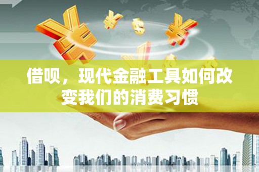 乐都借呗，现代金融工具如何改变我们的消费习惯