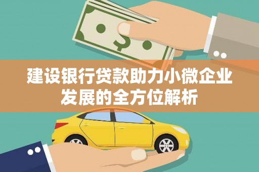 乐都建设银行贷款助力小微企业发展的全方位解析