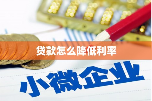 乐都贷款怎么降低利率
