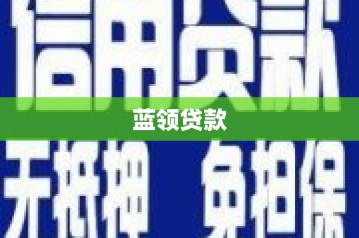 乐都蓝领贷款