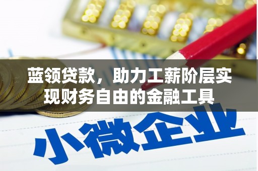 乐都蓝领贷款，助力工薪阶层实现财务自由的金融工具