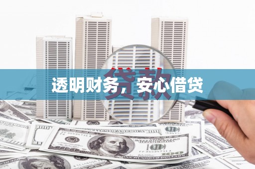 乐都透明财务，安心借贷