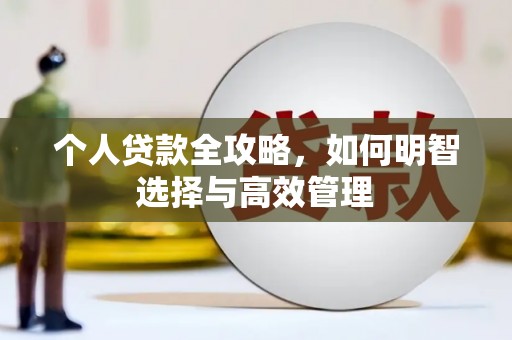 乐都个人贷款全攻略，如何明智选择与高效管理
