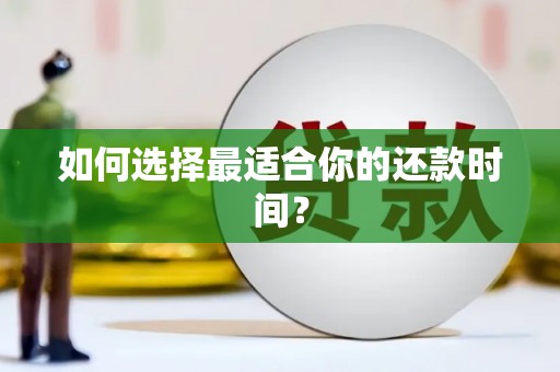 乐都如何选择最适合你的还款时间？
