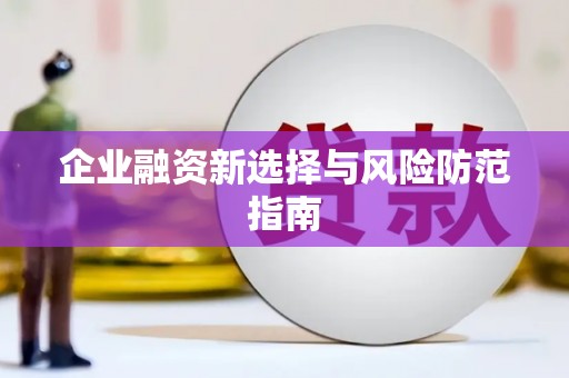 乐都企业融资新选择与风险防范指南