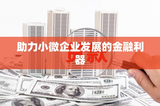 乐都助力小微企业发展的金融利器