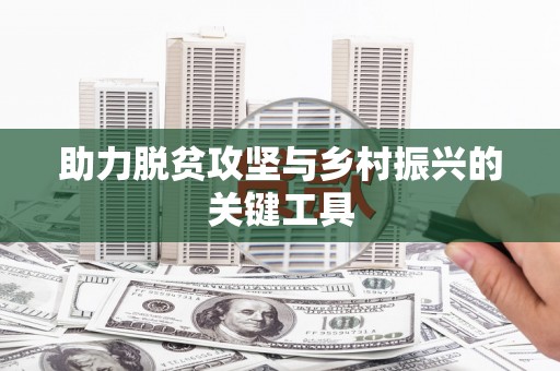 乐都助力脱贫攻坚与乡村振兴的关键工具