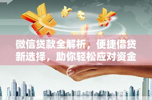 乐都微信贷款全解析，便捷借贷新选择，助你轻松应对资金需求